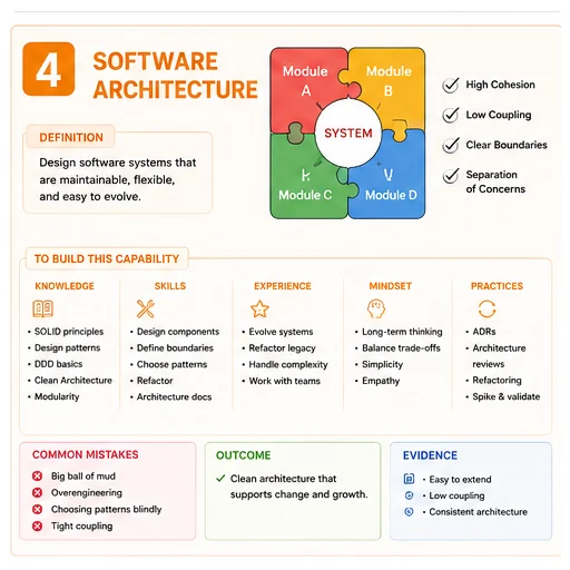 Software Architecture capability map