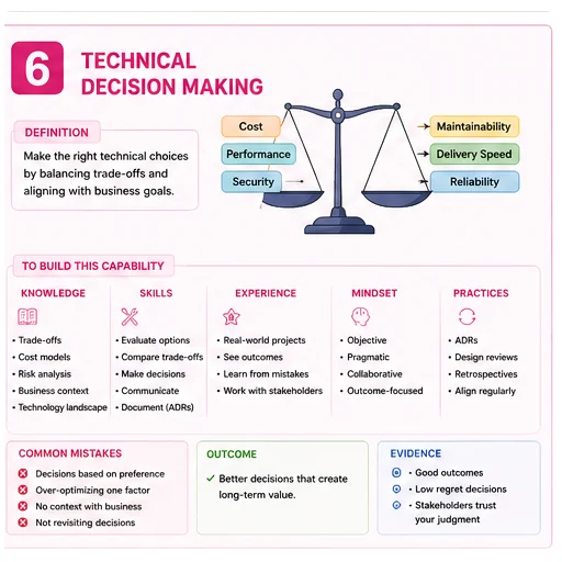 Technical Decision Making capability map